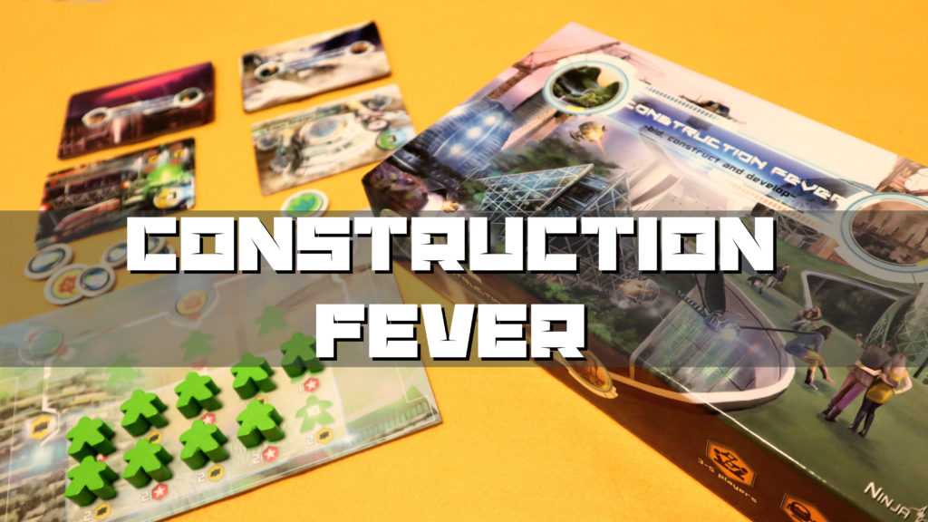 ゲーム紹介 コンストラクション フィーバー Construction Fever ３種類の競りが毎ラウンド行われる異色の競りゲーム ニコボド ボードゲームレビュー 情報系ブログ