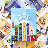 【ゲーム紹介】5タワーズ (5 Towers)｜欲しいカード枚数を宣言するだけの競りカードゲーム